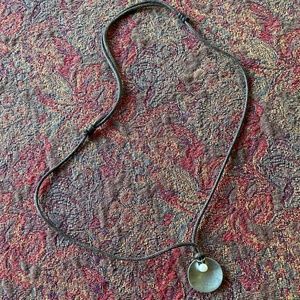 Leather Adjustable Necklace
